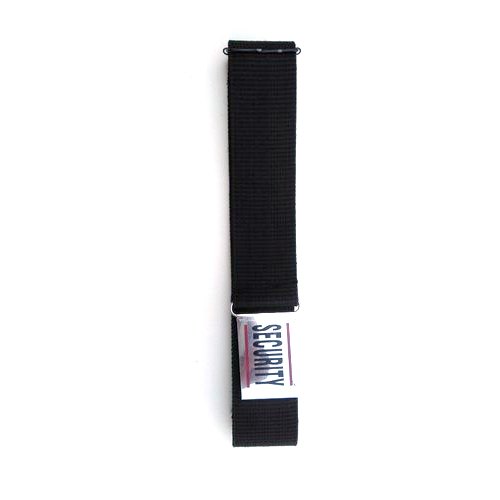 Black Polyester Security Guard Belt, Size: Large