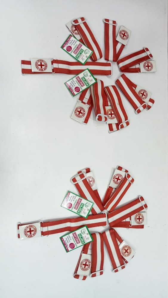 Metal Red And White Ncc Belt Badges, For National Credit Corp