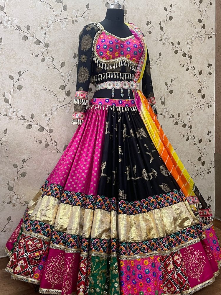 Mix Garba Navratri Chaniya Choli, Dry clean