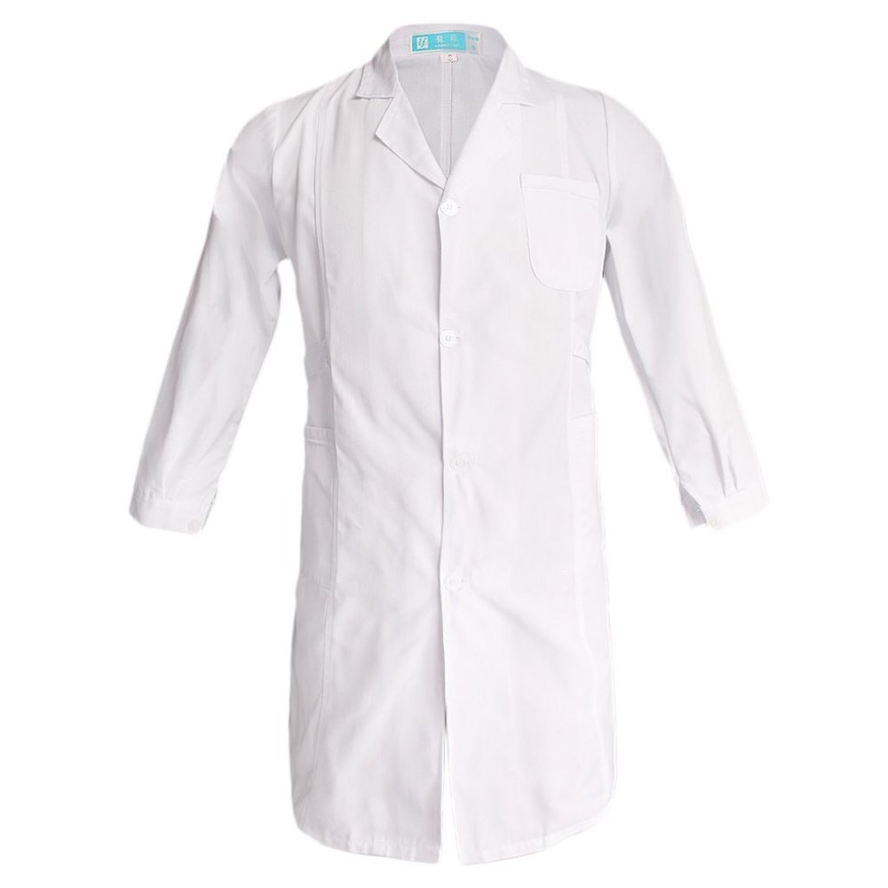 Plain White Lab Coat, For Laboratory, Machine wash