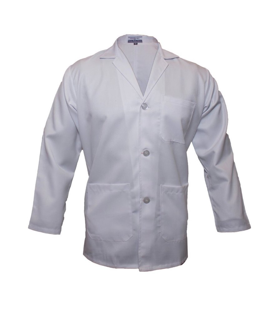 Full Sleeves Lab Apron, Machine Wash