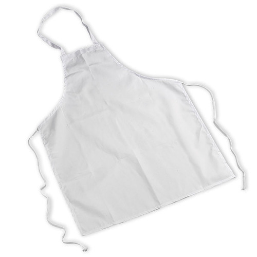 White Cotton Lab Apron