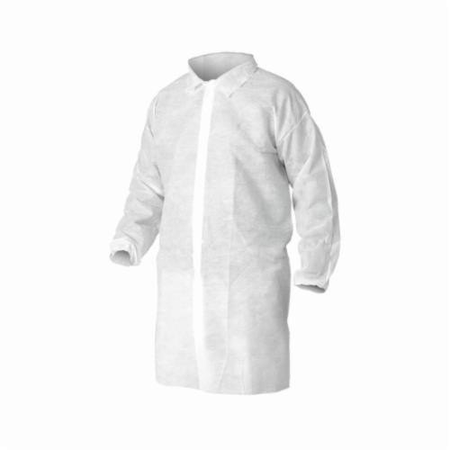 White Disposable Non Woven Lab Coat