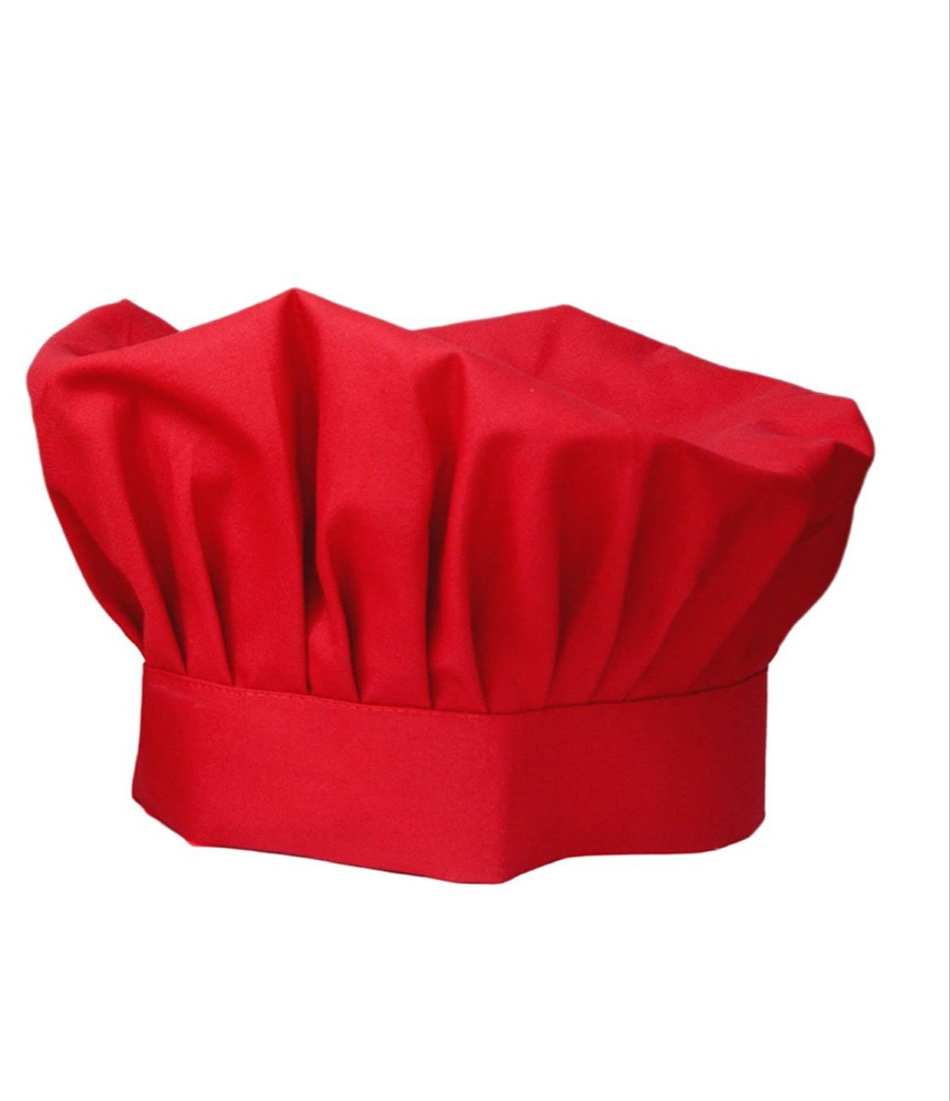 Red Cotton Chef Cap, For Hotel/Restaurants, Handwash