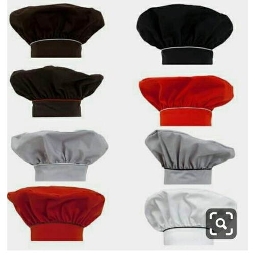 Unisex Plain Chef Caps