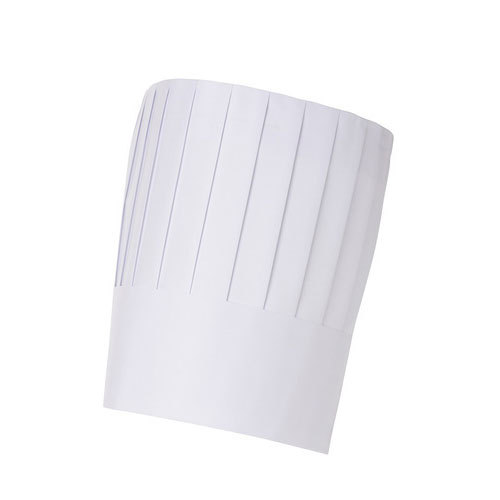 White Plain Disposable Paper Chef Cap