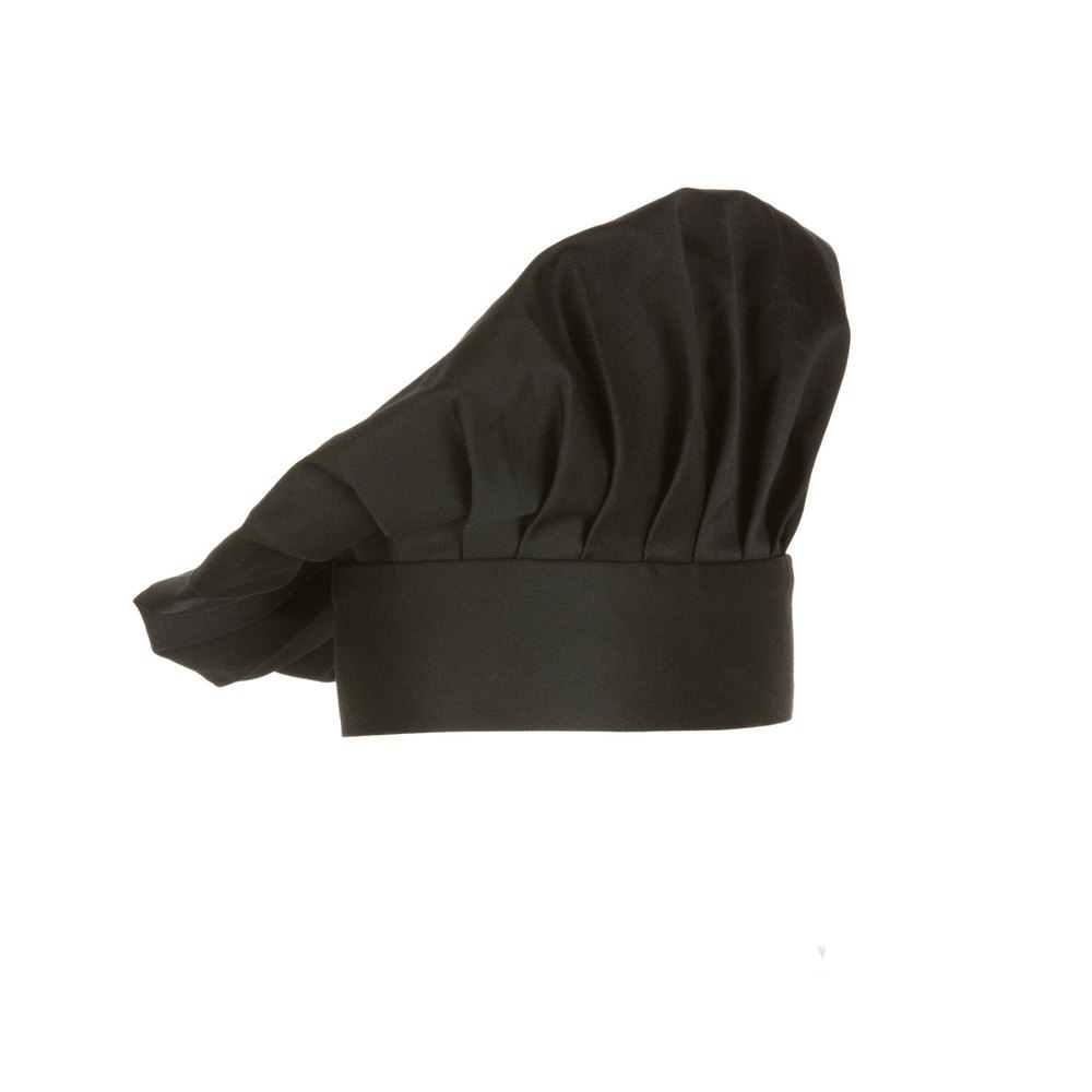 Black Unisex Chef Cap, For Hotel, Machine wash