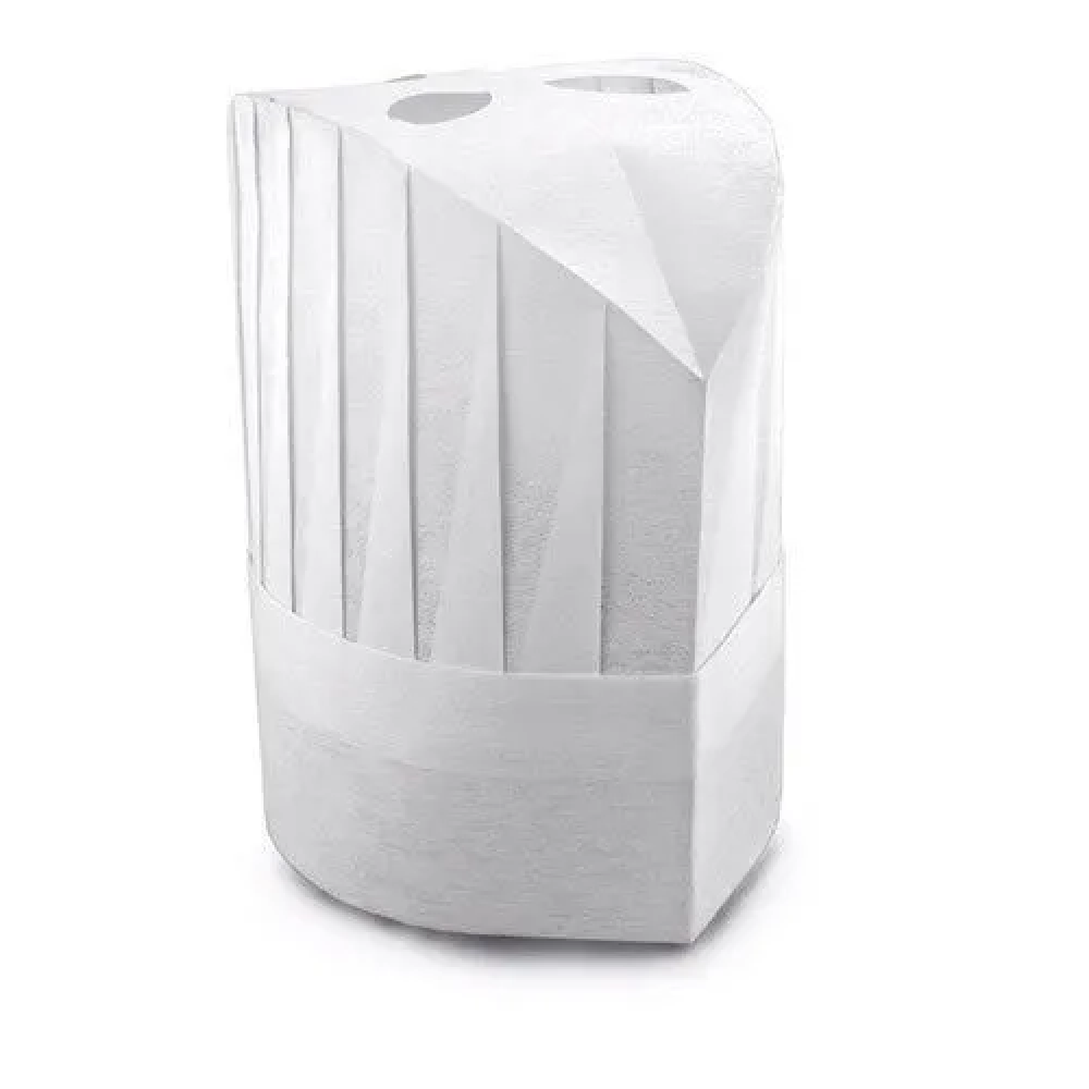 White Non Woven Chef Cap, 50 Pcs