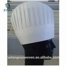 White Non Woven Chef Cap, For Hotel, 1