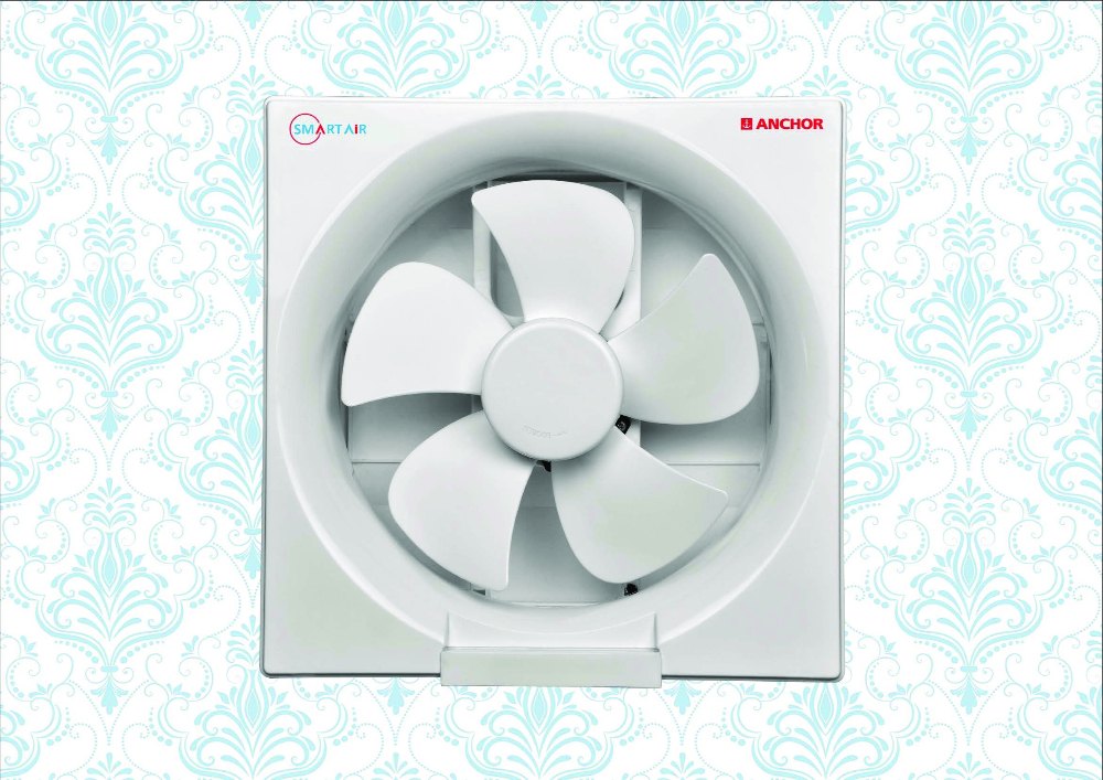 Panasonic Black And White Smart Air -Exhaust And Ventilation Fan - By Anchor