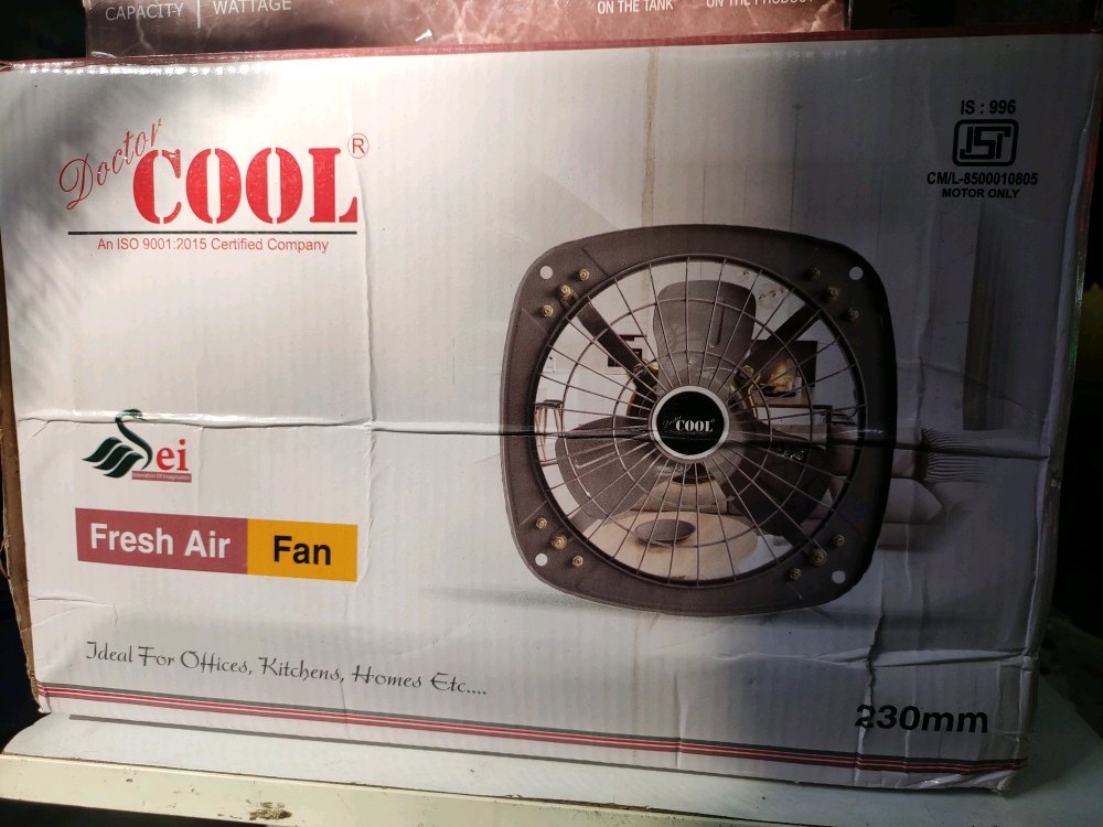 dr cool ventilation Ventilator Fan, For Home, Size: 9 Inches