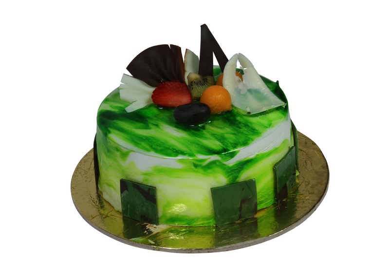 Kiwi Delight Cake, Shape: Round