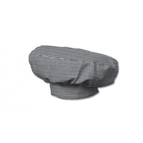 Unisex Grey And White Restaurant Chef Cap, Machine wash