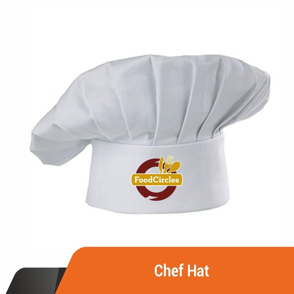 White Unisex Chef Cap Hat, For Hotel, Handwash