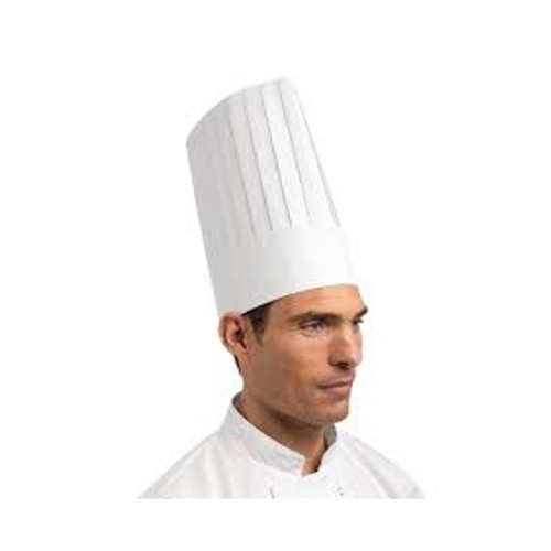 Paper Unisex White Chef Hat