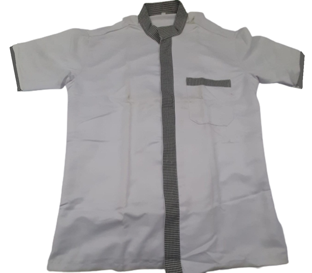 Cotton Grey Hotel Chef Shirt, Size: Medium