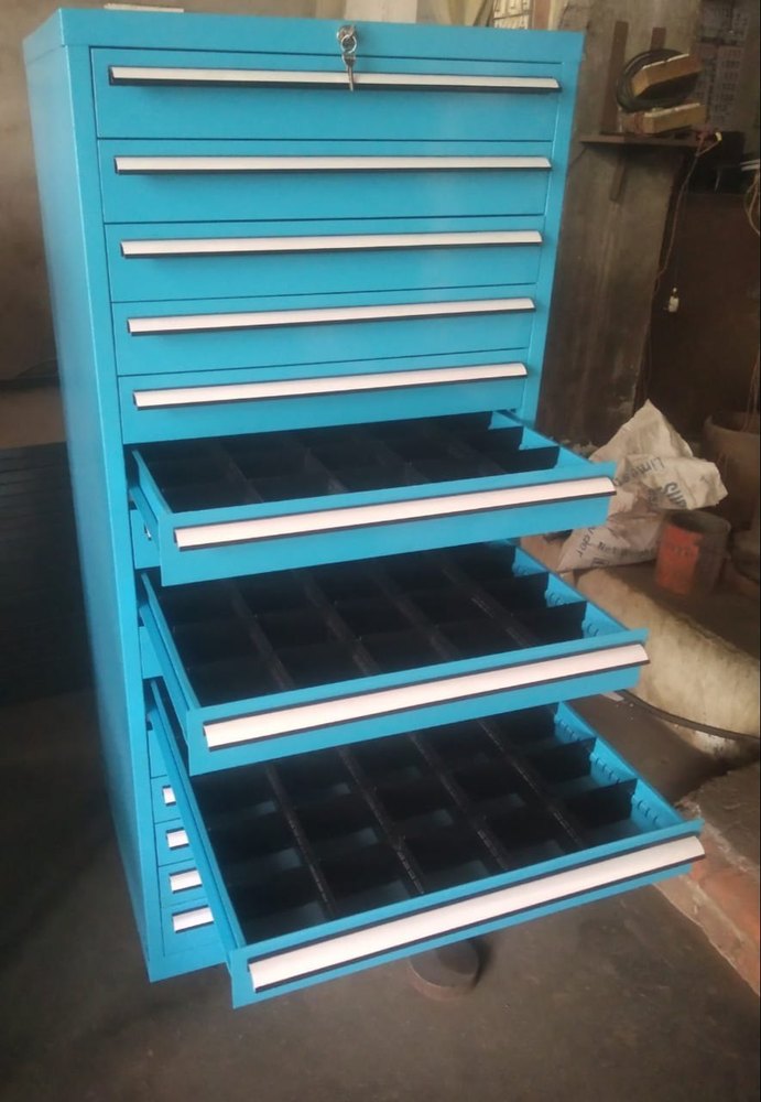 Mild Steel Drawers Type Shahji Tools Cabinet, For Industrial Storage System, Size: 1625MM*707MM*717MM