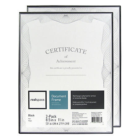 Certificate Framing Services