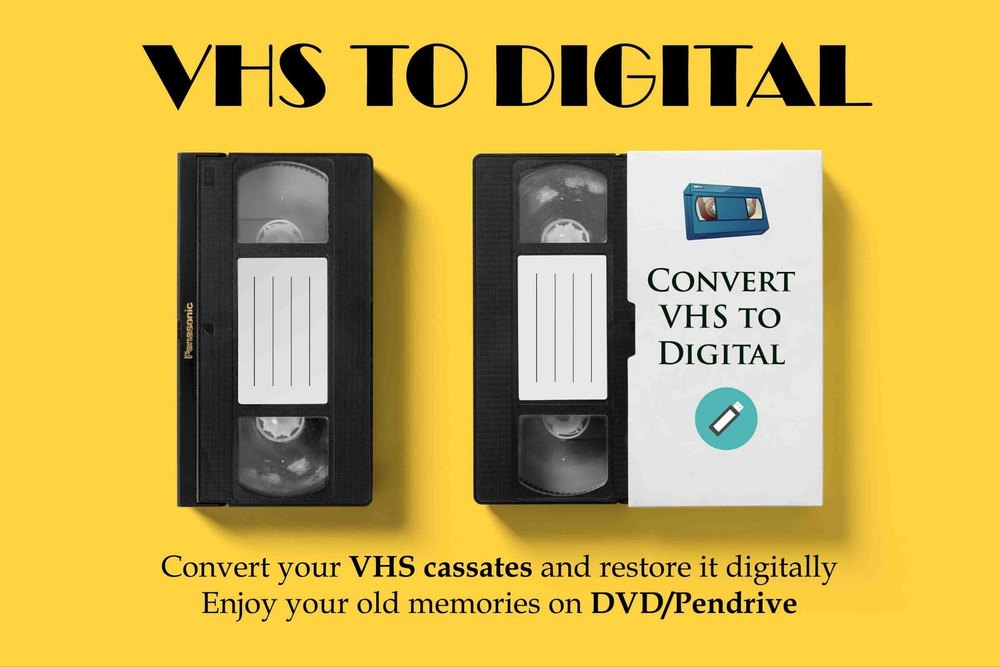 3 Hours 720*580 Vhs To Dvd And Cd Conversion, Pan India