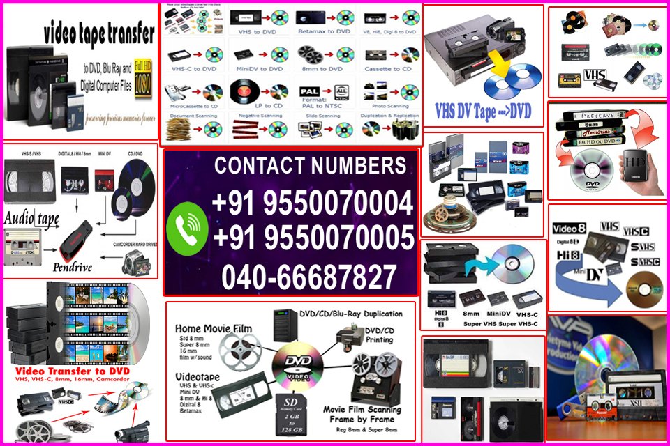 20-8-2020 1 Conversion Services For Vhs To Video CD, Hyderabad img