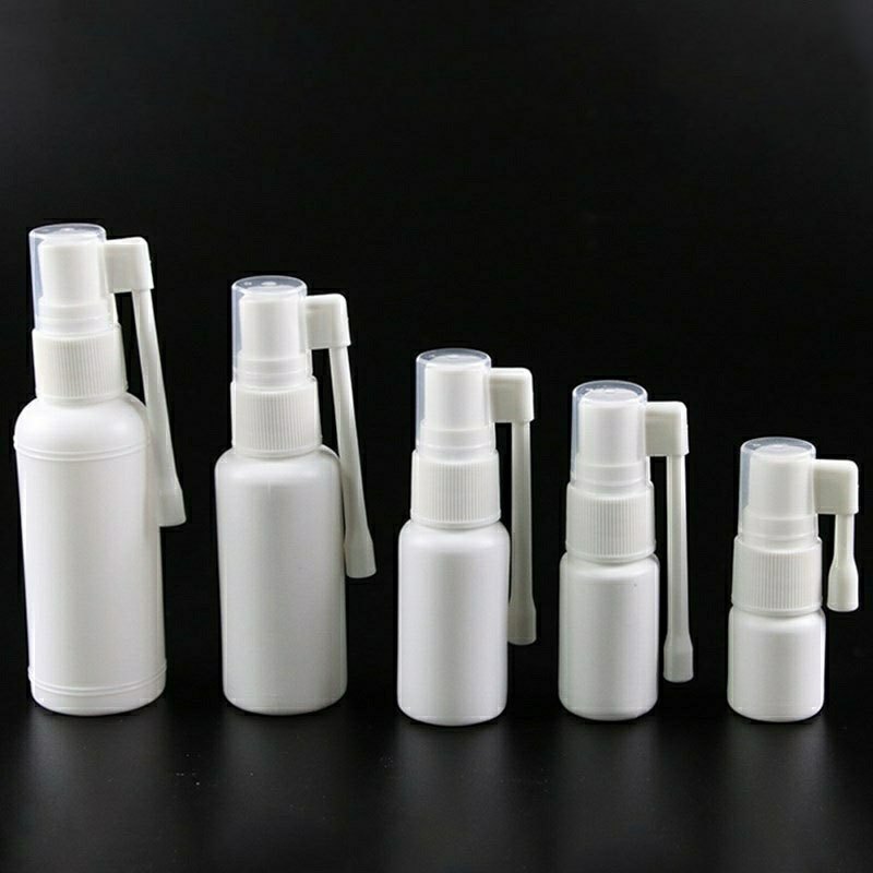 HDPE White Nasal & Oral Throat Mist Spray Bottle