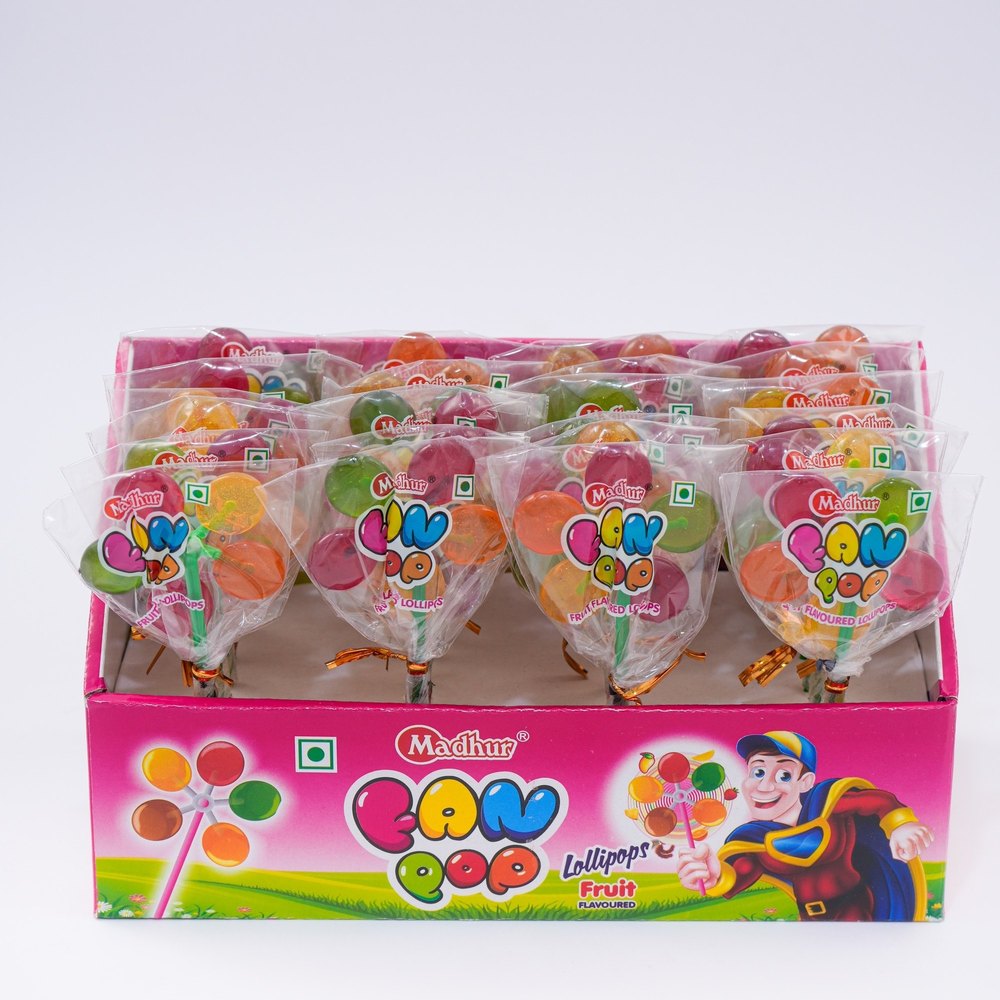 Hard Candy Mix Fruit Fan Pop Lollipop, Packaging Type: Box, Packaging Size: Medium img