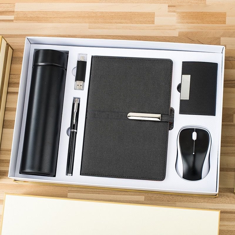 Black Leather Corporate Welcome Kits