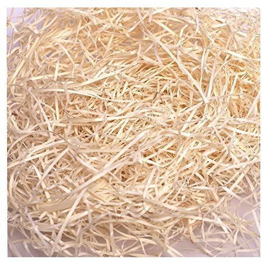 yellow Grass for Packing Gifts Shredded Wood grass for Craft Projects