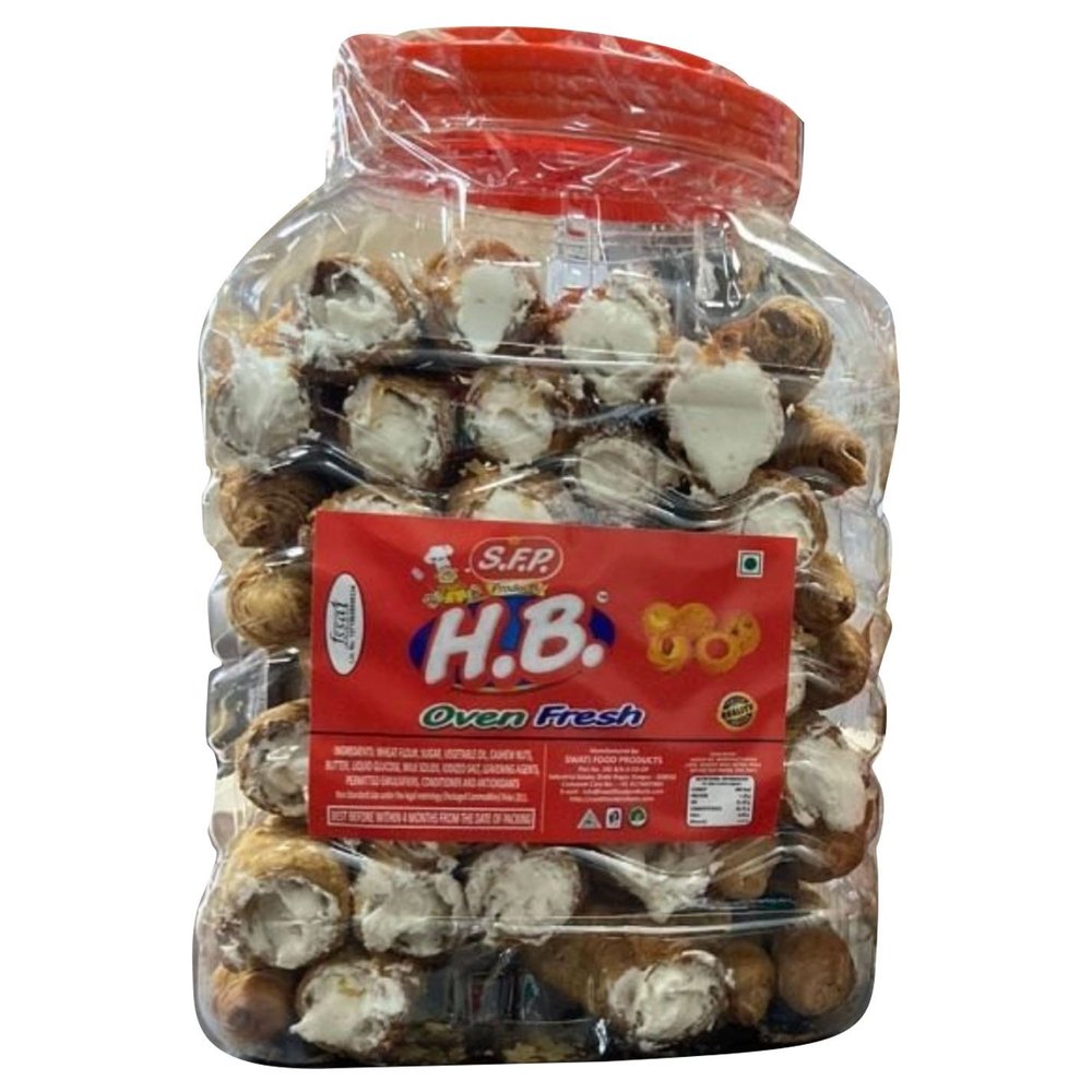 Vanilla 40 pcs HB Oven Fresh Cream Rolls, Packaging Type: Jar, Packaging Size: 450g