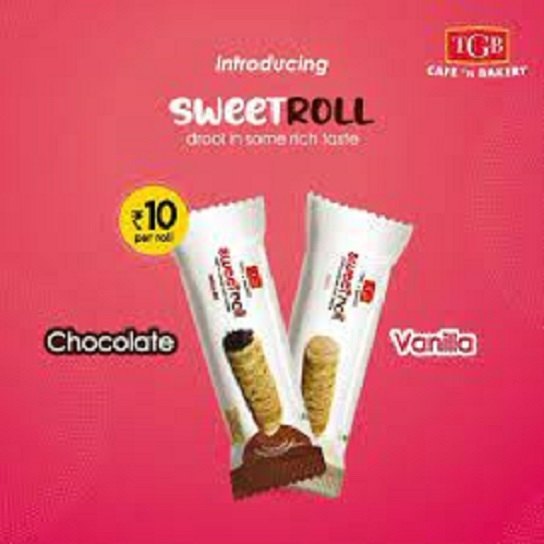 CHOICOLATE, VANILLA Tgb Cream Roll, Packaging Type: Packet, Packaging Size: 32