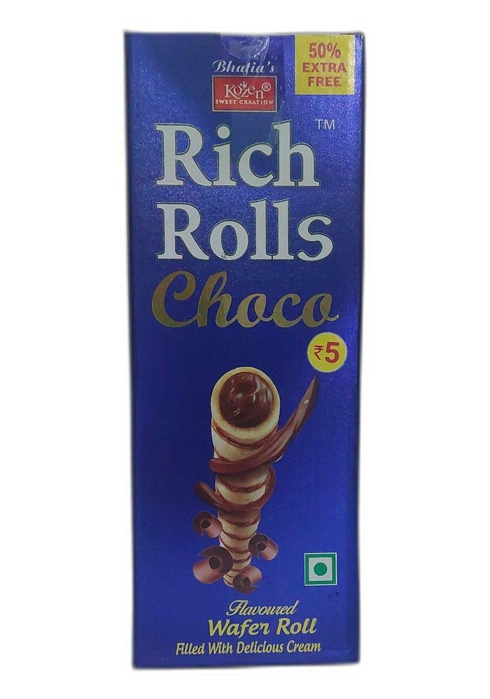 Chocolate Kozen Rich Choco Roll, Packaging Type: Box, Packaging Size: 540g img