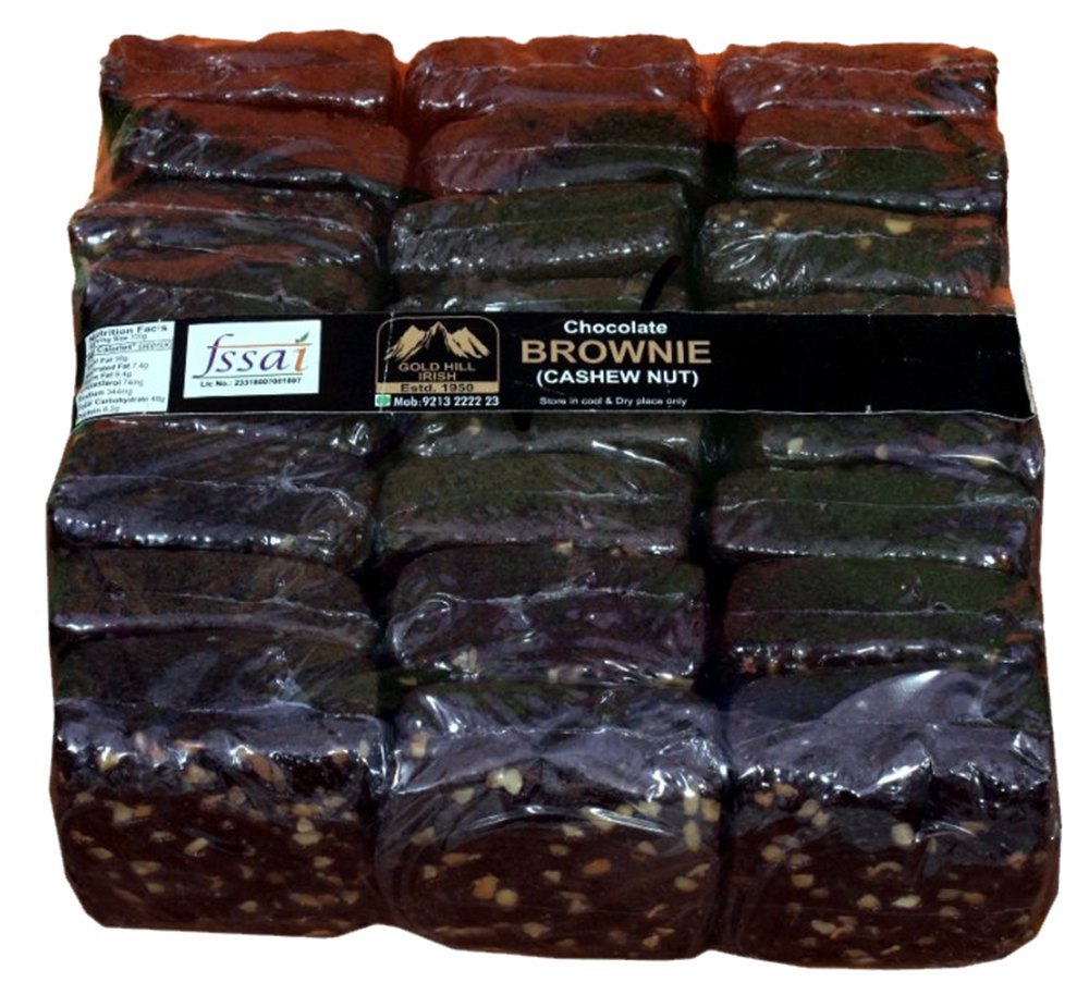 Eggless Chocolate Brownie Cashew Nut, Packaging Size: 1.5kg, Packaging Type: Packet img