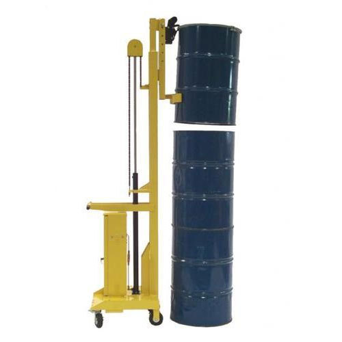 Battery Powered Mild Steel Drmstk-121 Drum Lifter Cum Tilter, No Of Wheels: 4, Loading Capacity: 350 Kg