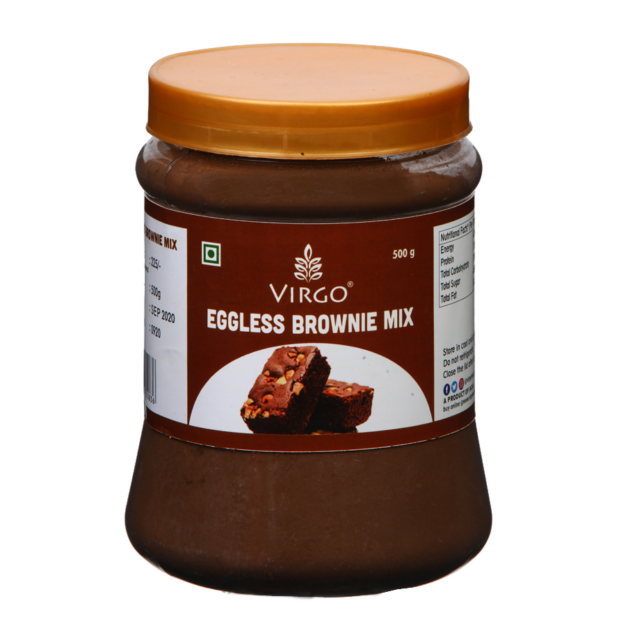 Virgo Eggless Brownie Mix - 500gms img