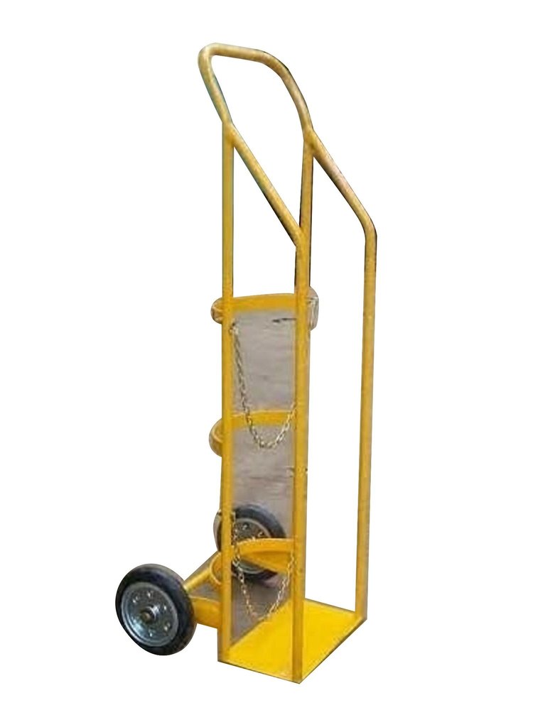 Mild Steel Single Cylinder Hand Truck, For Industrial, Load Capacity: 150 kg