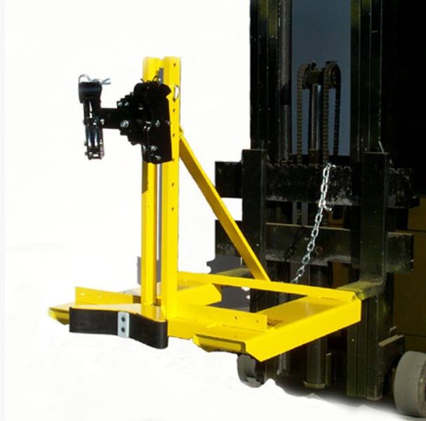 M. S. Or Spark Resistant Jaws EG2 Light Duty Drum Handling Forklift Attachment