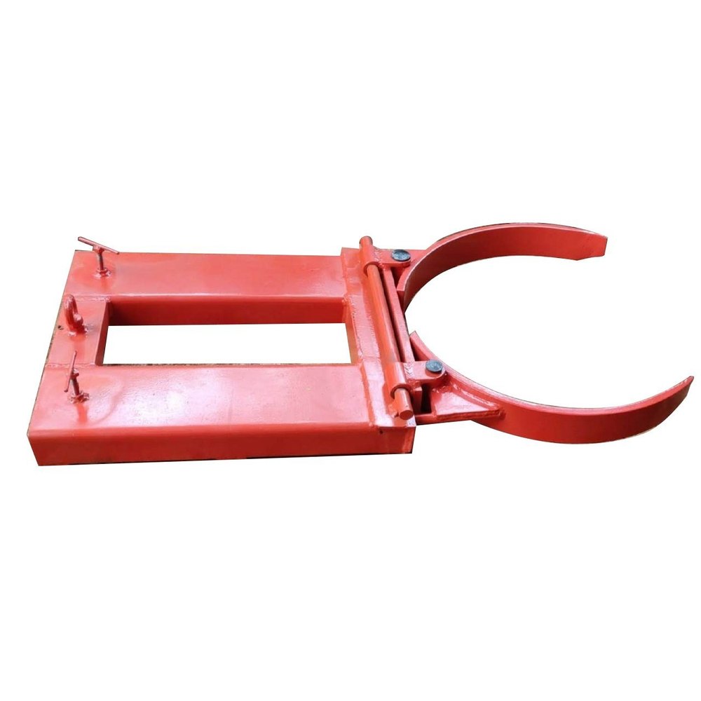 Manual Forklift Single Drum Grabber, Lifting Capacity: 100 Kg, 750 Mm