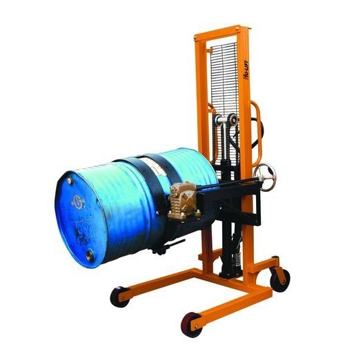 Manual Hydraulic Drum Lifter Cum Tilter, Lifting Capacity: 50-100 (Kg), 250-500 mm