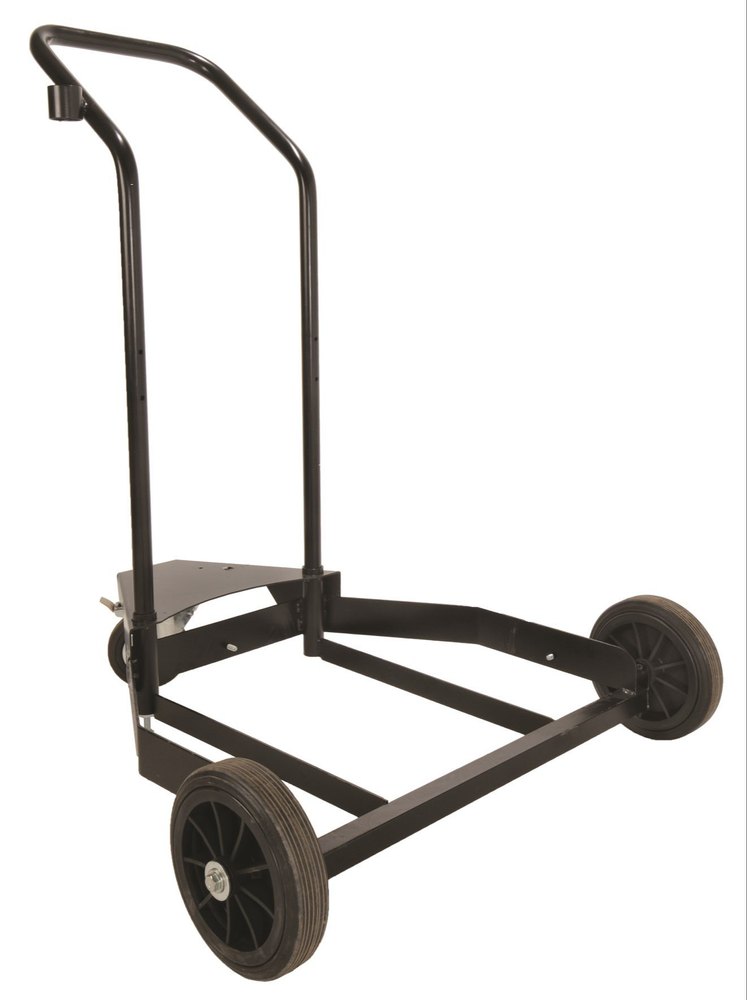 own Mild Steel Drum Trolley Three Wheels, For Industrial, Loading Capacity: 0-200 kg