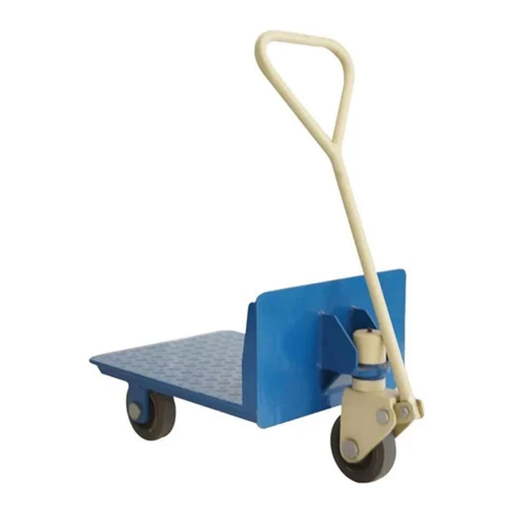 Crinto Mild Steel 3 Wheel Platform Trolley, For Industrial