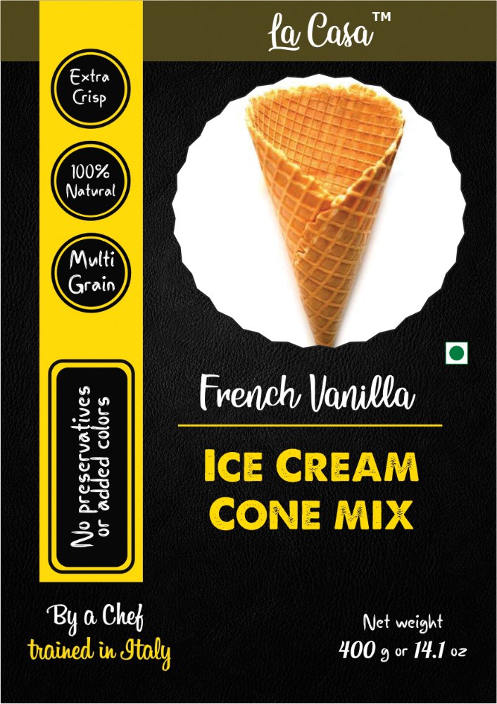 La Casa Powder French Vanilla Ice Cream Cone Mix