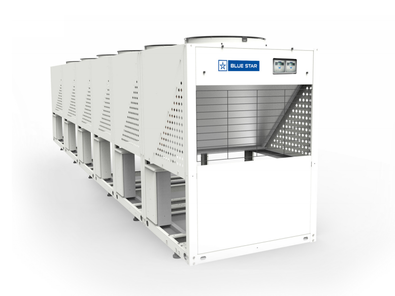 Blue Star 120 TR Air Cooled Chiller On Rent, Scroll