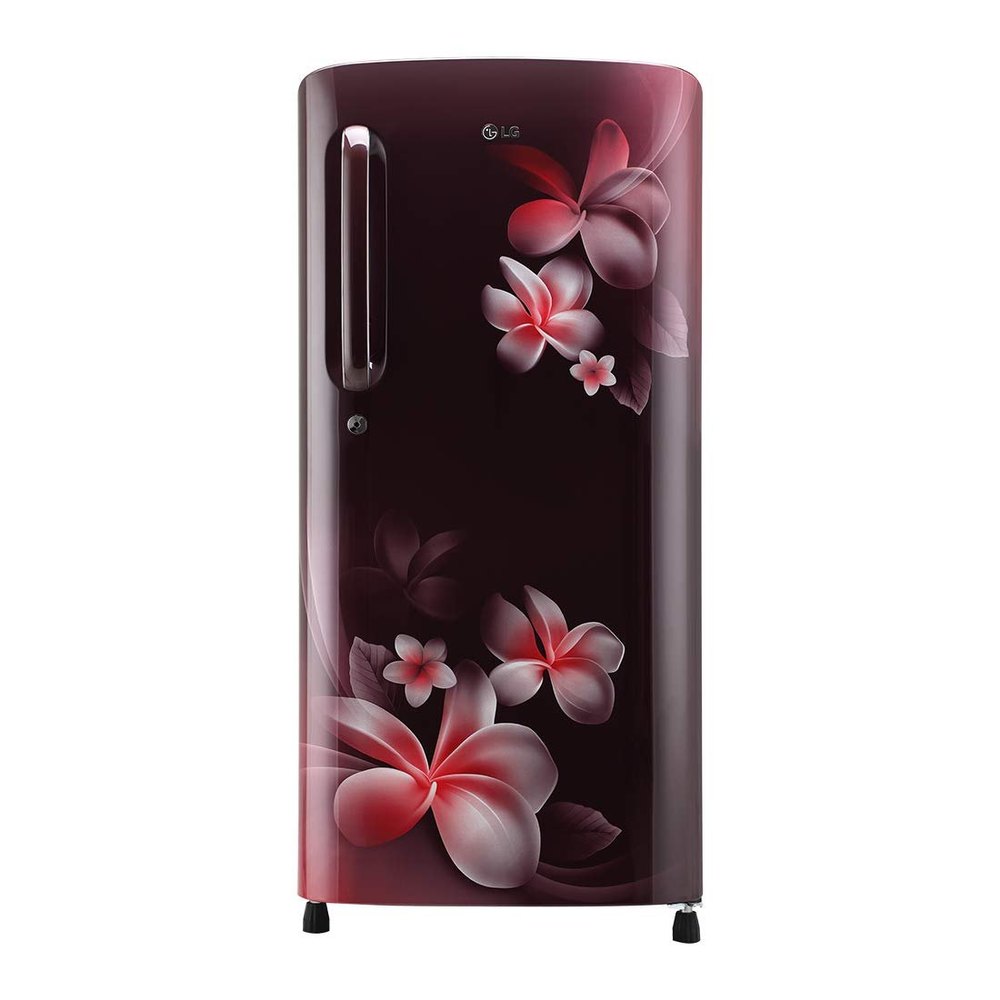 Scarlet Plumeria LG GL-B201ASPY 190 L 4 Star Inverter Refrigerator, Single Door, Capacity: 190Ltr