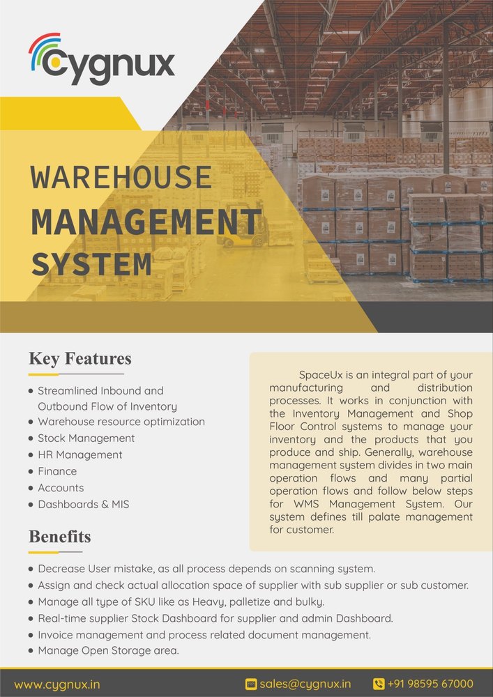 Online/Cloud-based Warehouse Management Systems Rfid, Services Mode: Online, Cloud