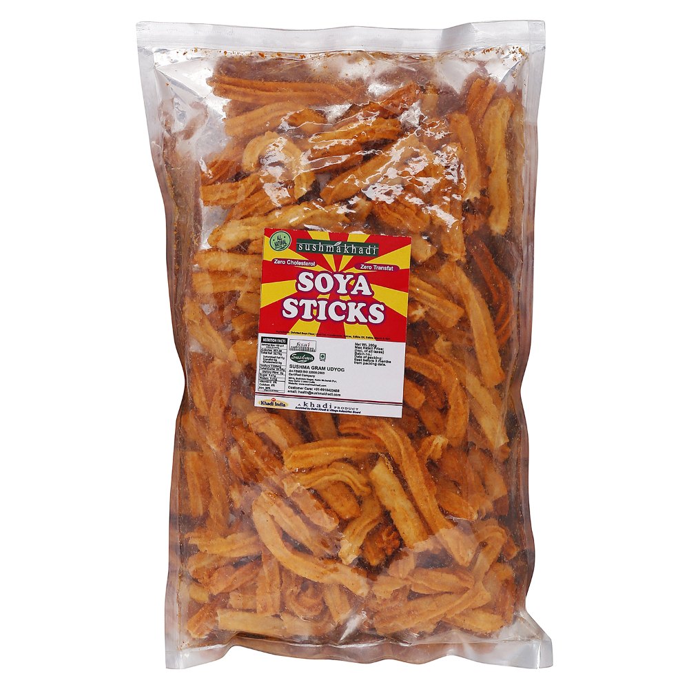 Sushmakhadi Soya Sticks, Packaging Size: 200gm img