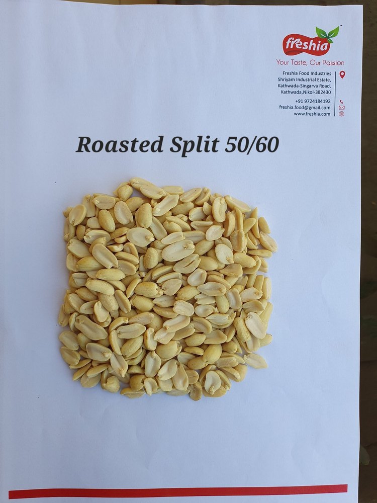 Freshia Roasted Split Peanuts, Packaging Size: 25 kg, Packaging Type: PP Bag