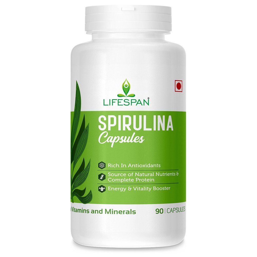 Spirulina Capsules, Lifespan Private Ltd, Non prescription