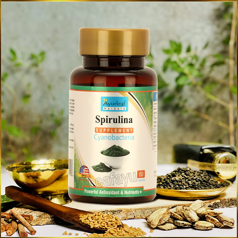 Ayurleaf Herbals Spirulina Capsules