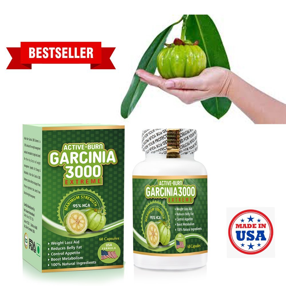 Active Burn Garcinia Cambogia 3000 Extreme Weight Loss Pills Weight Loss Capsule