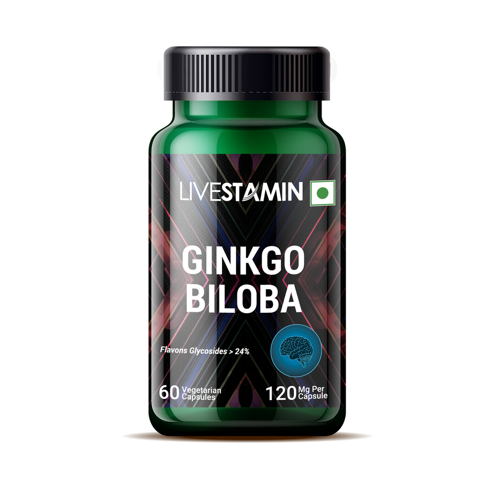 Ginkgo Biloba Capsules Brain & Memory Supplement